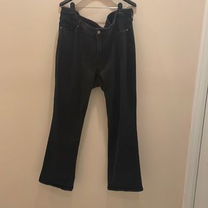 Plus Size 24W Levi’s Classic Straight Black Jeans